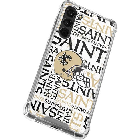 NFL New Orleans Saints - Blast Galaxy S24 FE Clear Case